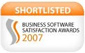 Software Satisfaction Awards 2007 - Shortlisted